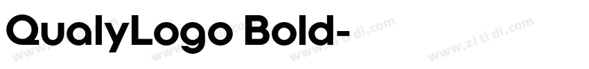 QualyLogo Bold字体转换